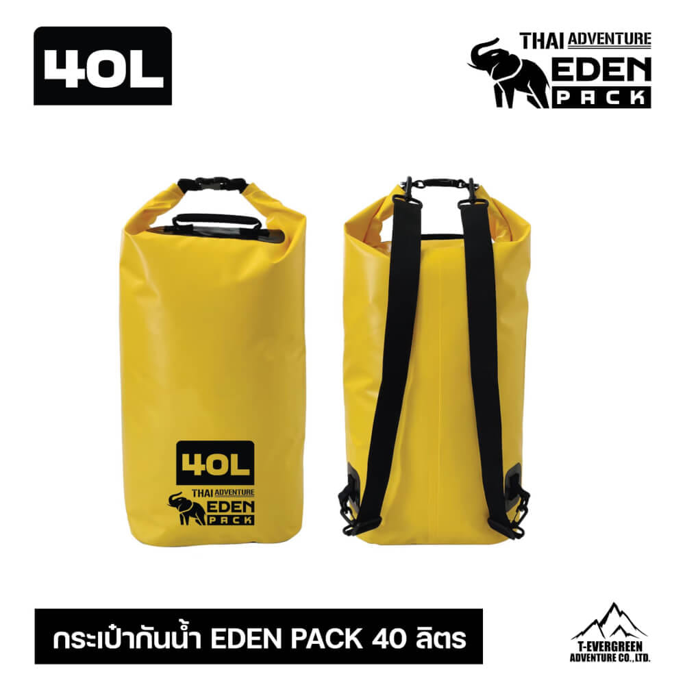 กระเป๋ากันน้ำ THAI ADVENTURE รุ่น EDEN PACK 40 ลิตร สีดำ_3
